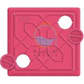 غطاء فتحة ارضية مقاس داخلي 30x30 سم - 40x40 سم مقاس الإطار